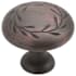Amerock Nature's Splendor 1-5/16 Inch Diameter Mushroom Cabinet Knob - Package of 10 Oil Rubbed Bronze