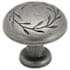 Amerock Nature's Splendor 1-5/16 Inch Diameter Mushroom Cabinet Knob - Package of 25 Weathered Nickel