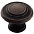 Amerock Inspirations 1-5/16 Inch Mushroom Cabinet Knob Antique Rust