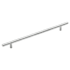 Amerock Bar Pulls Carbon Steel 10-1/16 Inch Center to Center Bar Cabinet Pull Sterling Nickel