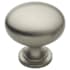 Amerock Everyday Heritage 1-3/16 Inch Mushroom Cabinet Knob Satin Nickel