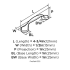 Amerock-BP253-Dimensions of Angle View
