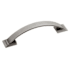 Amerock Candler 3-3/4 Inch Center to Center Handle Cabinet Pull Antique Silver