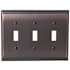 Amerock Candler Triple Toggle Switch Plate Oil Rubbed Bronze