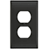 Amerock Candler Single Gang Duplex Outlet Wall Plate Black Bronze