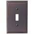 Amerock Mulholland Single Toggle Switch Plate Oil Rubbed Bronze
