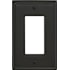 Amerock Mulholland Single Rocker / GFI Outlet Wall Plate Black Bronze