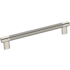 Amerock Bronx 8 Inch Center to Center Bar Cabinet Pull Polished Nickel / Stainless Steel