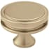 Amerock Oberon 1-3/4 Inch Mushroom Cabinet Knob Golden Champagne