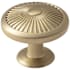 Amerock Crawford 1-3/8 Inch Mushroom Cabinet Knob Golden Champagne