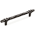 Amerock Carrione 6-5/16 Inch Center to Center Designer Cabinet Pull Marble Black / Black Bronze