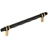 Amerock London 8 Inch Center to Center Designer Cabinet Pull Black Bronze / Champagne Bronze