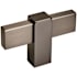 Amerock Mulino 5/16 Inch Bar Cabinet Knob Black Brushed Nickel / Black Nickel