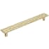 Amerock Kamari 7-9/16 Inch Center to Center Bar Cabinet Pull Golden Champagne