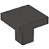 Amerock Monument 1-3/16 Inch Square Cabinet Knob Matte Black