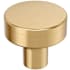 Amerock Merced 1-1/4 Inch Round Cabinet Knob Champagne Bronze