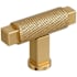 Amerock Balata 9/16 Inch Knurled Bar Cabinet Knob Champagne Bronze