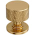 Amerock Balata 1-1/8 Inch Knurled Mushroom Cabinet Knob Champagne Bronze