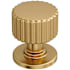 Amerock Ballard 1-1/8 Inch Fluted Mushroom Cabinet Knob Champagne Bronze