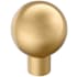 Amerock Coble 1-1/8 Inch Smooth Round Cabinet Knob Champagne Bronze