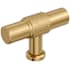 Amerock Faraday 5/8 Inch Knurled Bar Cabinet Knob Champagne Bronze