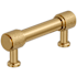 Amerock Faraday 3 Inch Center to Center Knurled Bar Cabinet Pull Champagne Bronze