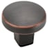 Amerock Forgings 1-1/4 Inch Mushroom Cabinet Knob Oil Rubbed Bronze