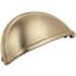 Amerock Cup Pulls 3 Inch Center to Center Cup Cabinet Pull Golden Champagne