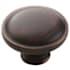 Amerock Everyday Heritage 1-1/4 Inch Diameter Mushroom Cabinet Knob - Package of 25 Oil Rubbed Bronze