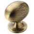 Amerock Everyday Heritage 1-3/8 Inch Oval Cabinet Knob Elegant Brass