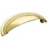 Amerock Cup Pulls 2-1/2 Inch Center to Center Cup Cabinet Pull Polished Brass