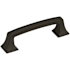 Amerock Mulholland 3 Inch Center to Center Handle Cabinet Pull Black Bronze