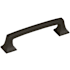 Amerock Mulholland 3-3/4 Inch Center to Center Handle Cabinet Pull Black Bronze