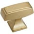 Amerock Mulholland 1-1/2 Inch Rectangular Cabinet Knob Champagne Bronze