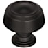 Amerock Kane 1-3/16 Inch Mushroom Cabinet Knob Black Bronze