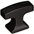 Amerock Westerly 1-5/16 Inch Bar Cabinet Knob Black Bronze