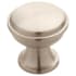 Amerock Westerly 1-3/16 Inch Mushroom Cabinet Knob Satin Nickel