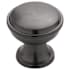 Amerock Westerly 1-3/16 Inch Mushroom Cabinet Knob Graphite