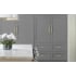 Amerock-BP53804-Golden Champagne on Gray Cabinets