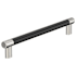 Amerock Esquire 12 Inch Center to Center Bar Cabinet Pull Polished Nickel / Black Bronze
