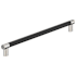 Amerock Esquire 18 Inch Center to Center Bar Cabinet Pull Polished Nickel / Black Bronze