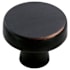 Amerock Blackrock 1-5/16 Inch Diameter Mushroom Cabinet Knob - Package of 10 Oil Rubbed Bronze
