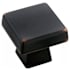 Amerock Blackrock 1-3/16 Inch Square Cabinet Knob - Package of 10 Oil Rubbed Bronze