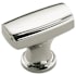 Amerock Highland Ridge 11/16 Inch Bar Cabinet Knob Polished Nickel