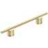 Amerock Transcendent 5-1/16 Inch Center to Center Bar Cabinet Pull Matte Gold