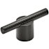 Amerock Transcendent 3/8 Inch Bar Cabinet Knob Matte Black