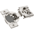 Amerock 3/4" (19mm) Overlay Face Frame Soft Close Concealed Cabinet Hinge - 1 Pair Nickel
