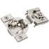 Amerock 3/4" (19mm) Overlay Face Frame Self Close Concealed Cabinet Hinge - 1 Pair Nickel