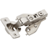 Amerock 1/2" (13mm) Overlay Face Frame Soft Close Euro Concealed Cabinet Hinge - 1 Pair Nickel