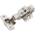Amerock Half Overlay Frameless Self Close Euro Concealed Cabinet Hinge - 1 Pair Nickel